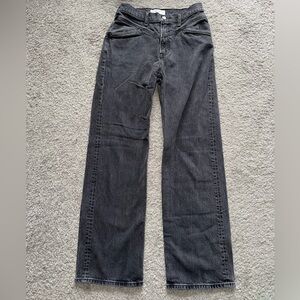 Abercrombie & Fitch Women's Straight Leg Black Jeans